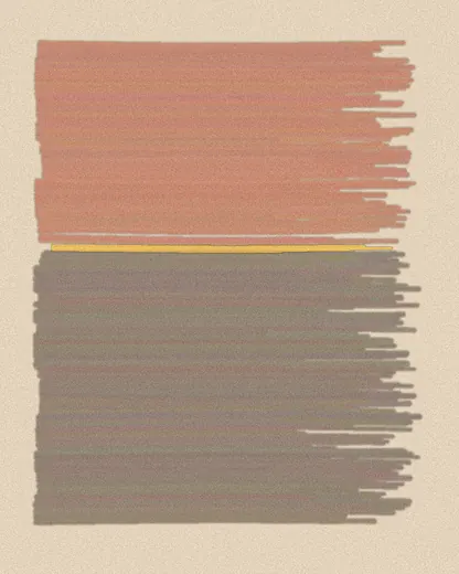 Colour field painting, illustrative example